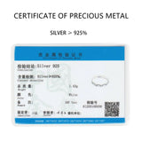 Sterling Silver 925 Oxidized Light Shape Ring Fine Jewelry for Women
