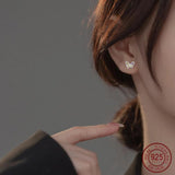 Womens Earrings Silver 925 Sweet 925 Silver Earrings For Women