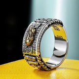 Five Emperors Money Ring Men's Retro Personality Index Finger