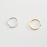 925 Silver Open Twing Rings Clear CZ Tiny Winter Wedding Fine Jewelry