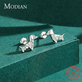 925 Sterling Silver Poodle Dog Stud Earrings Women Animal Fine Jewelry