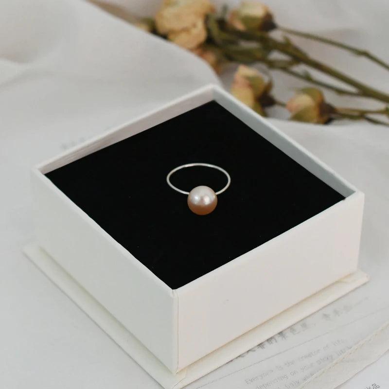 Freshwater Pearl 925 Silver Ring for Women