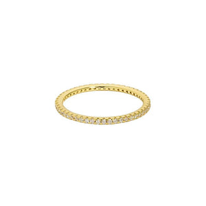 Minimalist 100% S925 Sterling Silver Zircon Rings for Women Men