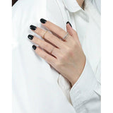 Minimalist 100% S925 Sterling Silver Zircon Rings for Women Men