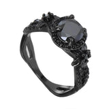 925 Sterling Silver Opal Ring with Zircon Wedding Anniversary Fine Jewelry