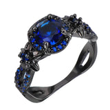925 Sterling Silver Opal Ring with Zircon Wedding Anniversary Fine Jewelry