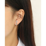 SHANICE S925 Sterling Silver Stud Earrings Shell Beads Female Jewelry