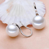 Daifuni 6MM Freshwater Pearl Earrings, 925 Sterling Silver Jewelry