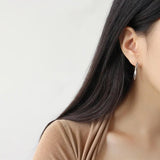 SHANICE Vintage Twist All-matched Hoop Earrings Silver