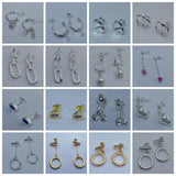 Winter Hat Logo Silver 925 Jewelry Earrings