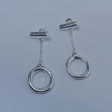 Winter Hat Logo Silver 925 Jewelry Earrings
