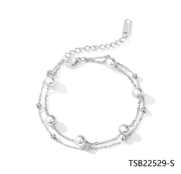 Women's Engagement Bracelet with Charms