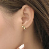 925 Silver Stud Earrings for Women Joias Ouro 18k Minimalist Boho Jewelry