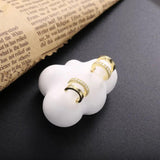 925 Silver Half Round Piercing Earring For Women