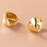 925 Sterling Silver Round Hoop Earrings Wedding Party Gift
