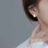 925 Sterling Silver Round Hoop Earrings Wedding Party Gift