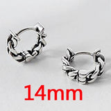 S925 Vintage Chain Earrings Women Small Big Silver Jewelry