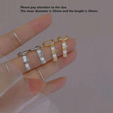 925 Silver Opal Slub Zircon Drop Earring