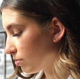 14K Filled Tiny Pearl Studs Earrings Tarnish Resistant Earrings For Women