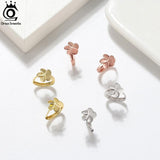 925 Silver Daisy Earrings Sunflower Small Hoops Women's Birthday Gift