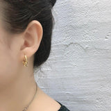 Boho 925 Silver Star Moon Tassel Stud Earrings