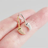 Wolf Teeth Stud Earrings 925 Sterling Silver Party Wedding Jewelry Gift