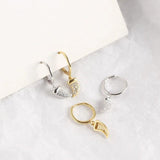 Wolf Teeth Stud Earrings 925 Sterling Silver Party Wedding Jewelry Gift