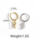 Wolf Teeth Stud Earrings 925 Sterling Silver Party Wedding Jewelry Gift