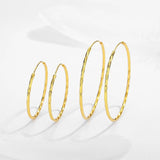 Somilia 925 Sterling Silver Hoop Earrings Collection 38/52MM