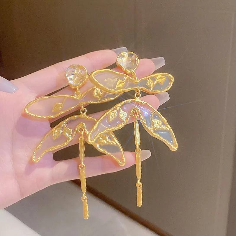 Dragonfly Women Earring Insect Stud Earrings Anniversary Gift