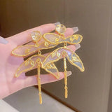 Dragonfly Women Earring Insect Stud Earrings Anniversary Gift
