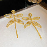 Dragonfly Women Earring Insect Stud Earrings Anniversary Gift