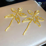 Dragonfly Women Earring Insect Stud Earrings Anniversary Gift