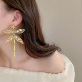 Dragonfly Women Earring Insect Stud Earrings Anniversary Gift