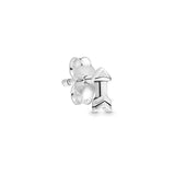 925 Silver Smiling Moon Earrings