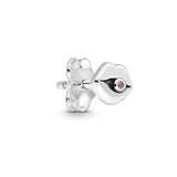 925 Silver Smiling Moon Earrings