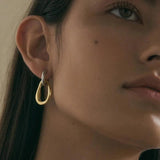 European Style Circle Earrings with 925 Silver Pin