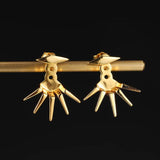 925 Silver Hip Hop Stud Earring Geometric Jewelry for Couples