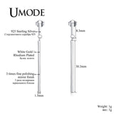 925 Silver Drop Earrings Jewelry for Women ULE0245
