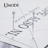 925 Silver Drop Earrings Jewelry for Women ULE0245