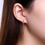 925 Silver Drop Earrings Jewelry for Women ULE0245