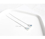 Colorful Crystal Long Tassel Earrings from Austrian Chain