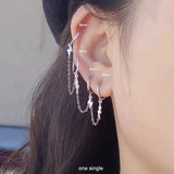 925 Sterling Silver Siamese Lightning Earring for Women