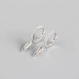 925 Silver Bohemian Cone French Style Ear Buckle for Women
