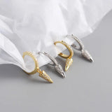 925 Silver Bohemian Cone French Style Ear Buckle for Women