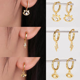 S925 Sterling Silver Earrings Set for Women Girls