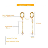 S925 Sterling Silver Earrings Set for Women Girls