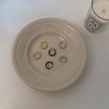 925 Sterling Silver Earrings Female Hip Hop Korea Temperament