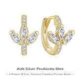 925 Silver Horse Eye CZ Earrings For Women