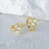 925 Silver Horse Eye CZ Earrings For Women